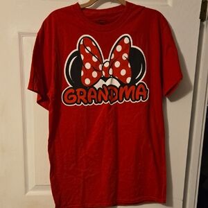 Disney  Grandma T Shirt with Minnie Bow Design